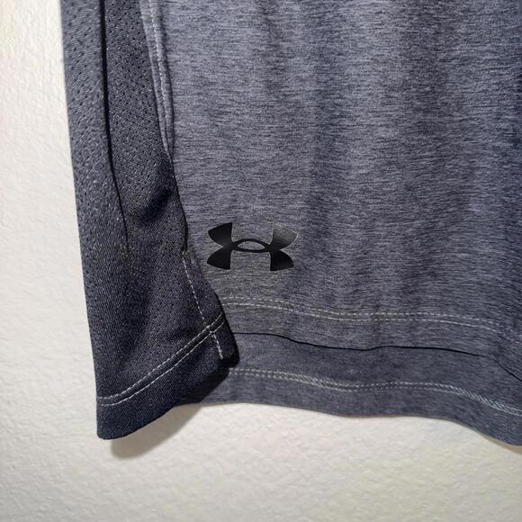 EUC Men’s Under Armour Dri Fit Shorts S Small Gray/Black - Picture 2 of 3